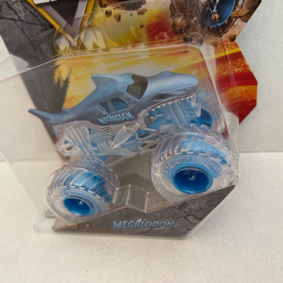 Monster Jam Megalodon Monster Truck - Series 01 - Blue Clear - Picture 2 of 5